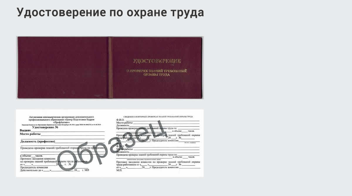  Дистанционное повышение квалификации по охране труда и оценке условий труда СОУТ в Гагарине